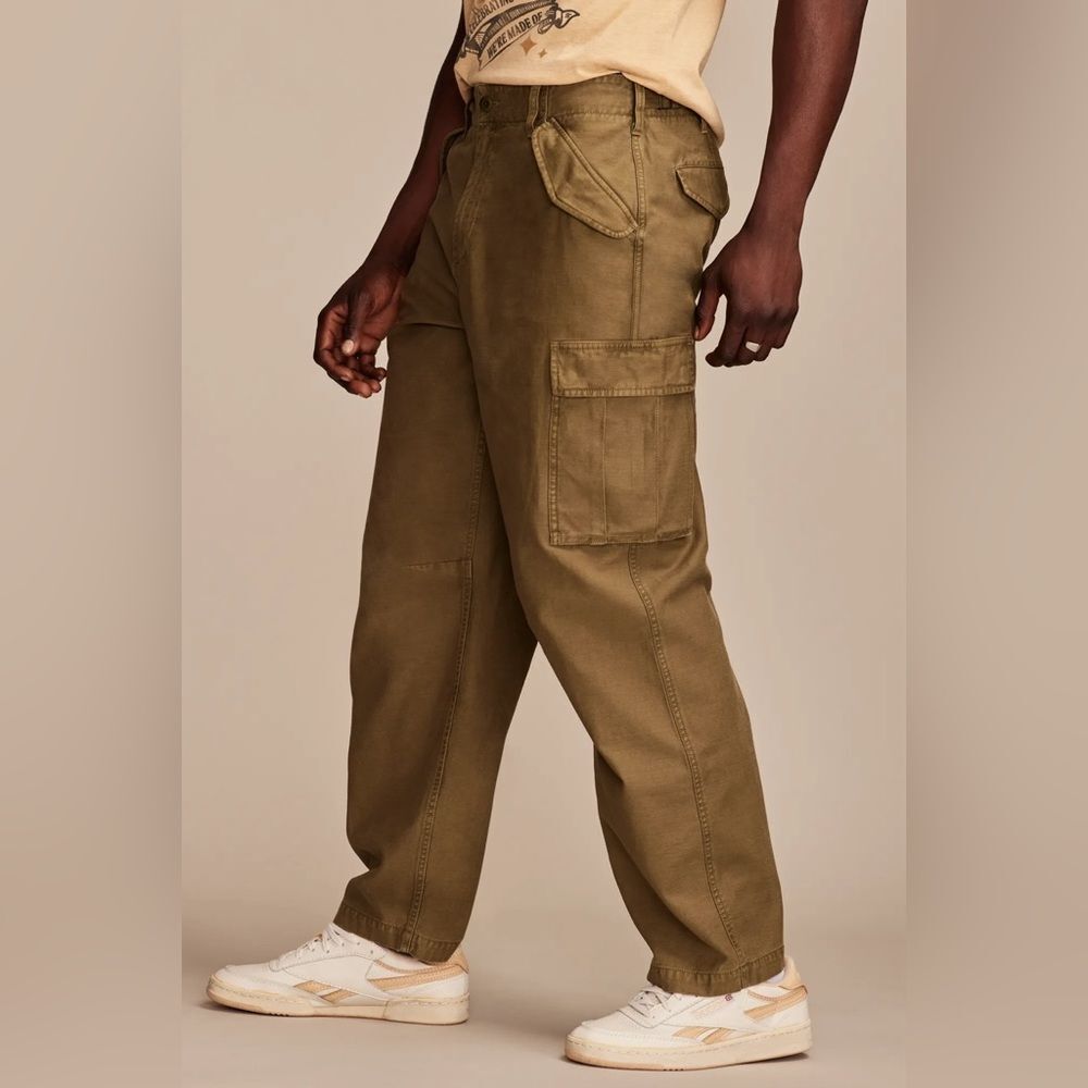 Lucky Men's Surplus Cargo Pants in Olive Green Sz 34